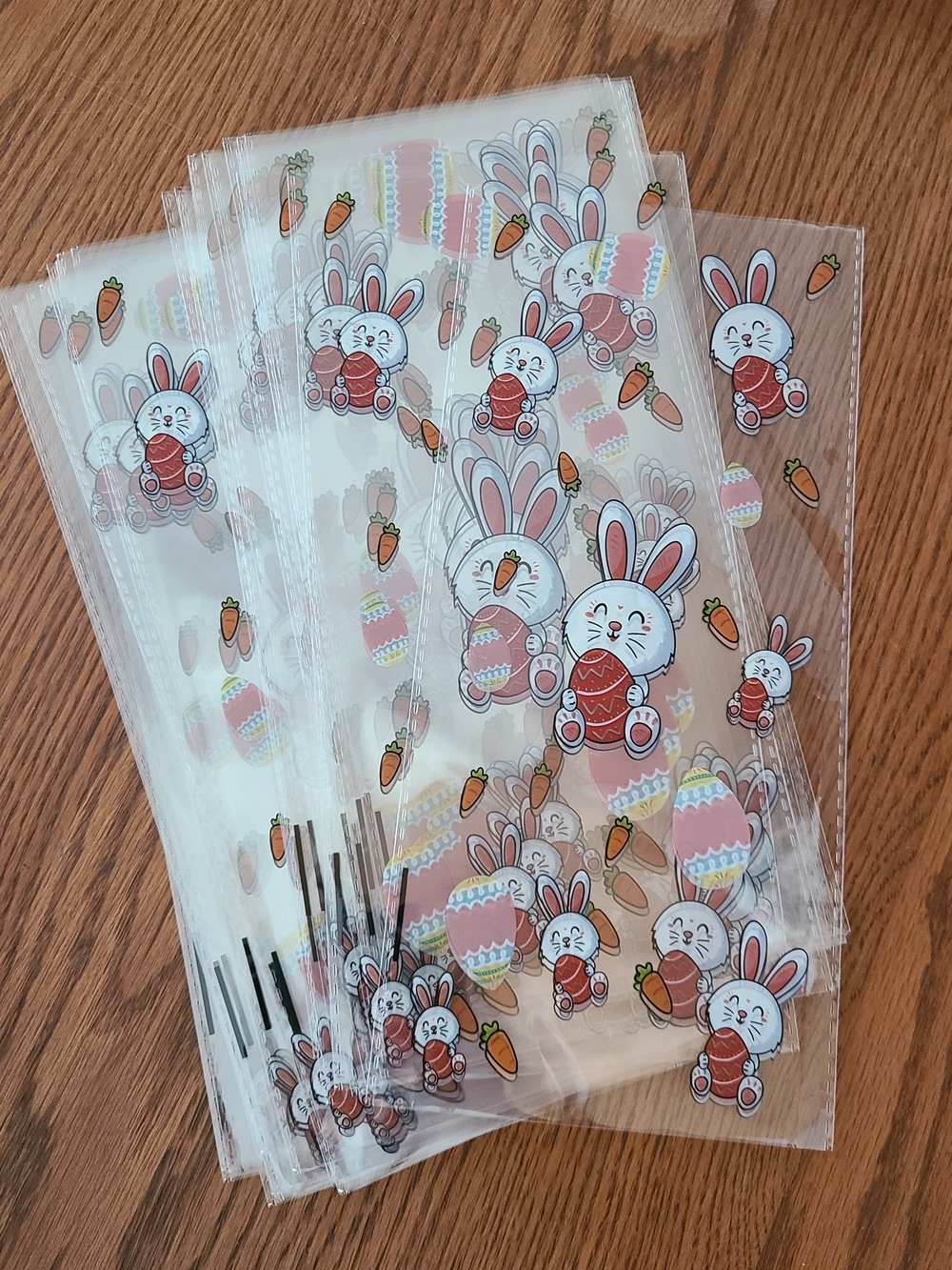 Easter Cellophane Bags - Carrot/ Bunny - Picture 3 of 5